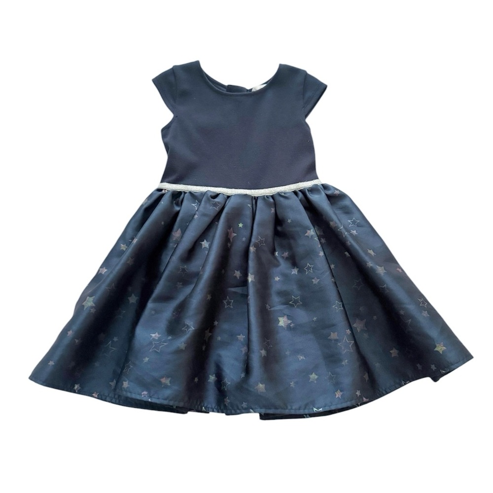 ❌SOLD❌ H&M Navy Star Print Dress - Picture 7 of 7